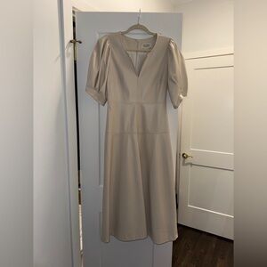 Fifteen Twenty Cream Leather Dress Size Small